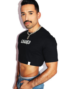 Loaded Extreme Crop Tee-Black