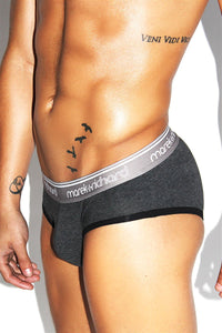 Lock Brief- Dark Charcoal