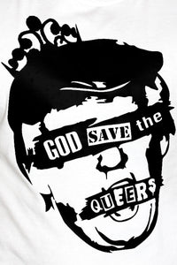 God Save The Queer Raglan Tee- Red