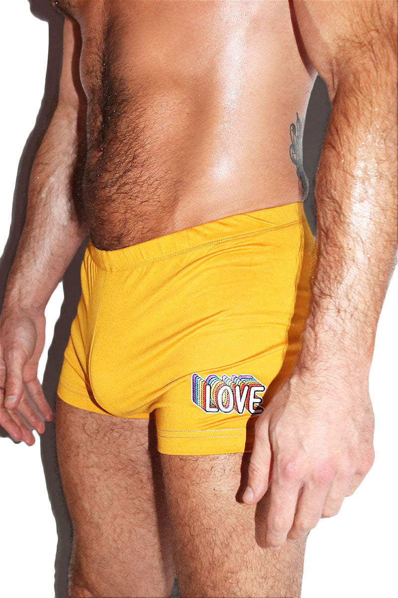 Love Booty Shorts- Yellow