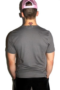 Lurkin for Luv Tee- Asphalt Grey