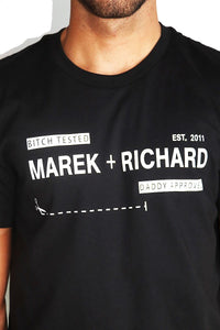 Logo Bitch Tested Tee-Black