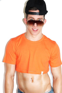 Core Extreme Crop Tee-Orange