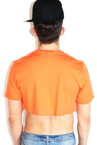 Core Extreme Crop Tee-Orange