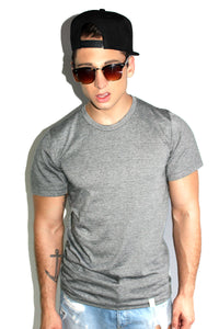 Core Crewneck Tee- Light Charcoal