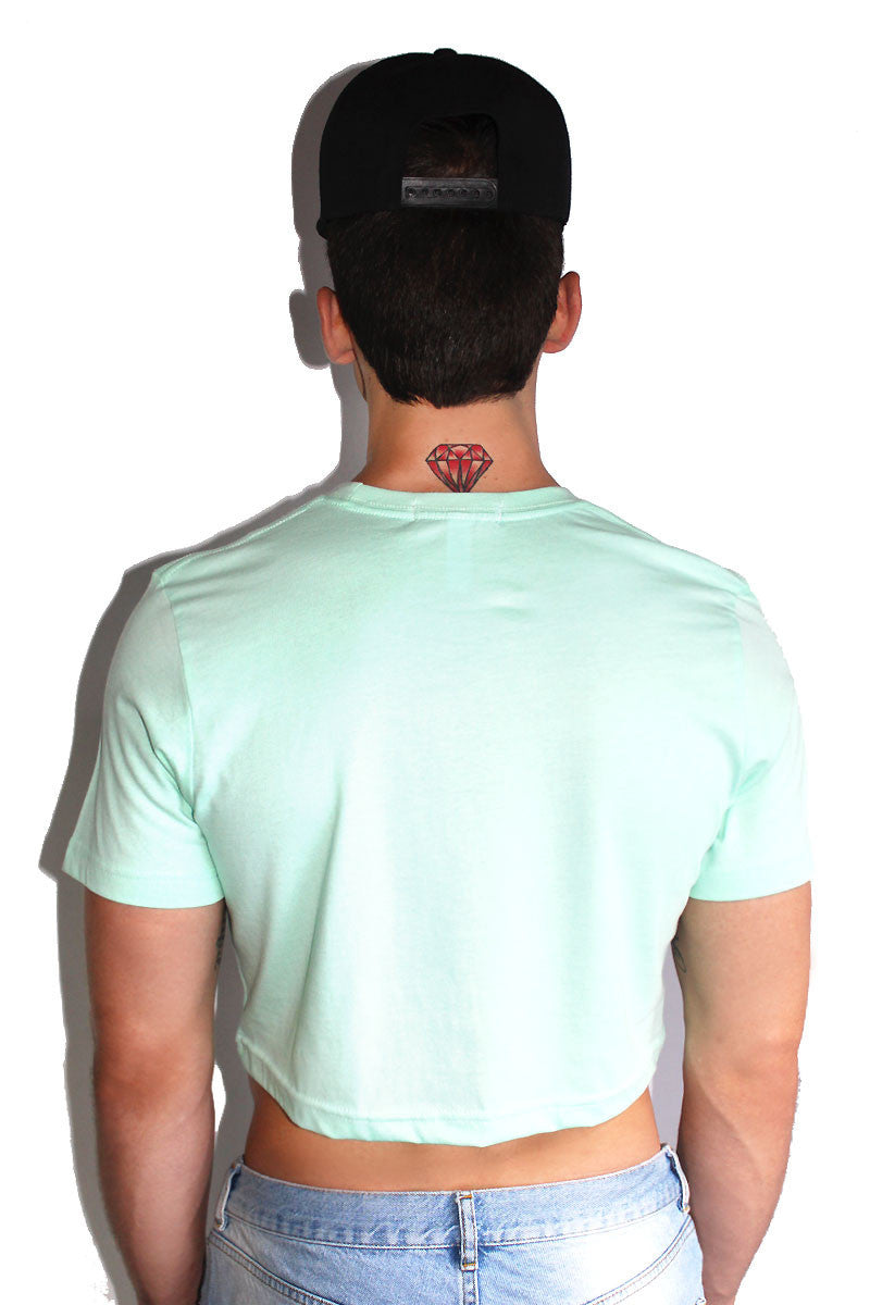 Core Crop Tee-Mint Green
