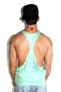 Core String Tank-Mint Green