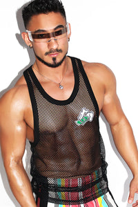 Money Mesh Racerback Tank-Black