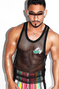 Money Mesh Racerback Tank-Black
