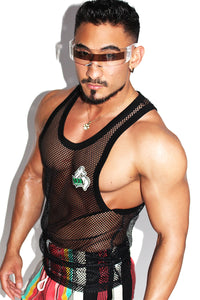 Money Mesh Racerback Tank-Black