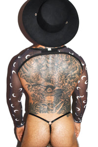 Moonlight Mesh Buckle Arm Guard Harness- Black