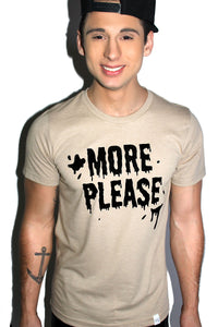 More Please Tee- Tan
