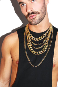 King's Favor Necklace Chains - Gold