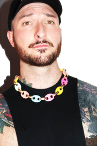 Pig Nose Necklace - Gold