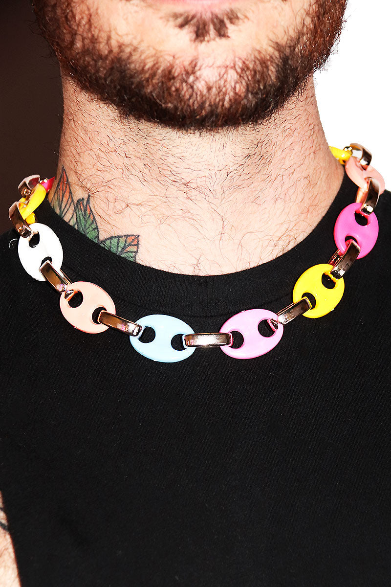 Pig Nose Necklace - Gold