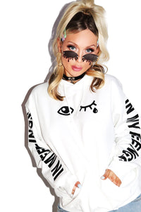 In My Feelings Unisex Hoodie-White