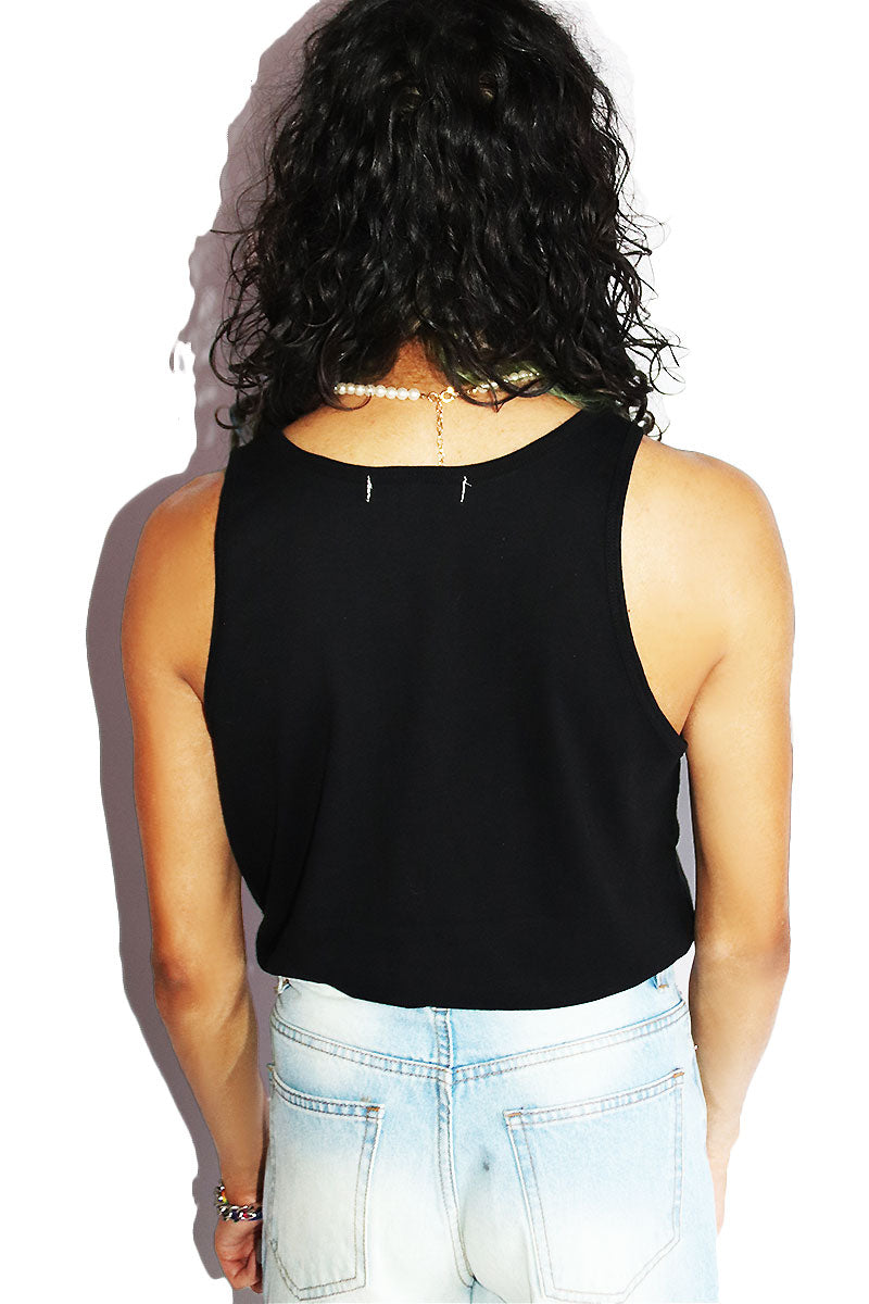 They / Them Non Binary Racerback Tank-Black