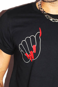 Nailed it Crop Tee- Black