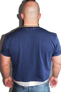 PLUS: Core Crop Tee-Navy