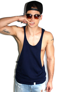 Core String Tank-Navy