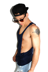 Core String Tank-Navy