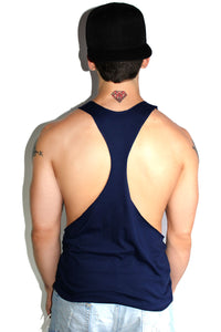 Core String Tank-Navy