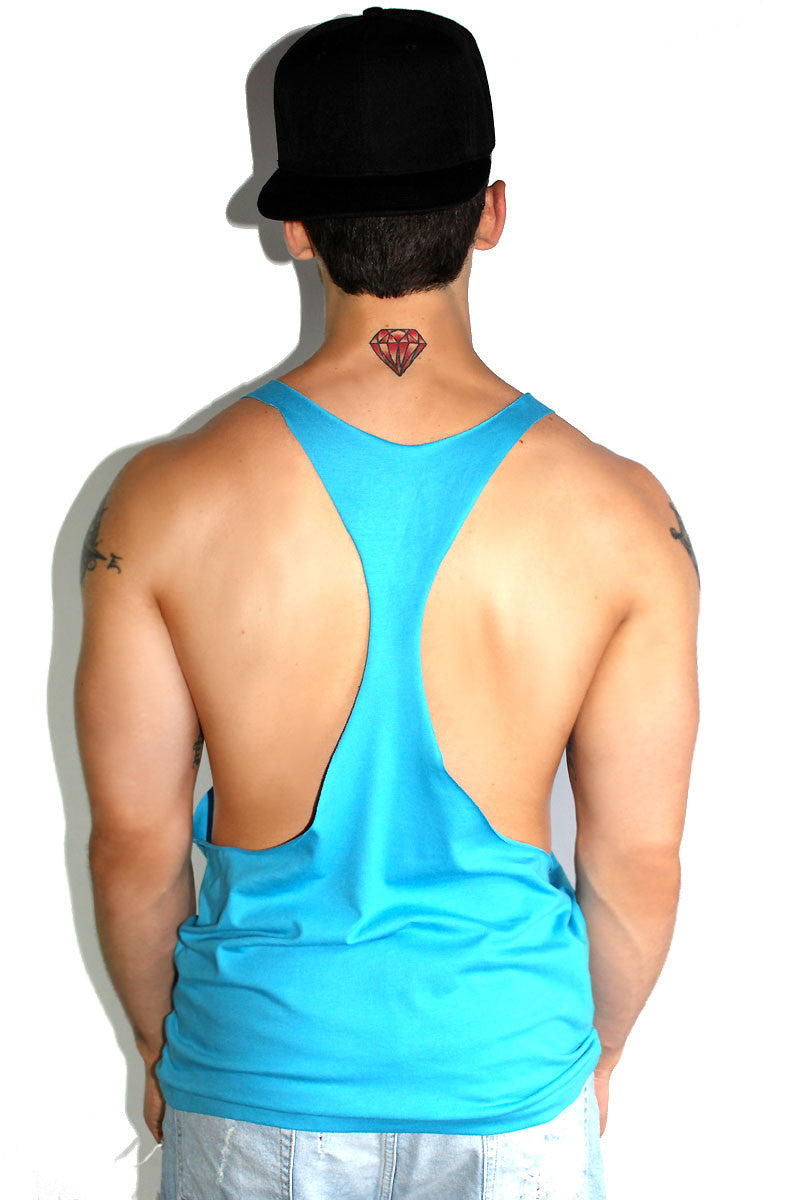 Core String Tank-Blue