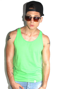 Core Racerback Tank-Neon Green