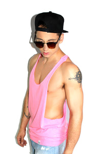 Core String Tank-Neon Pink