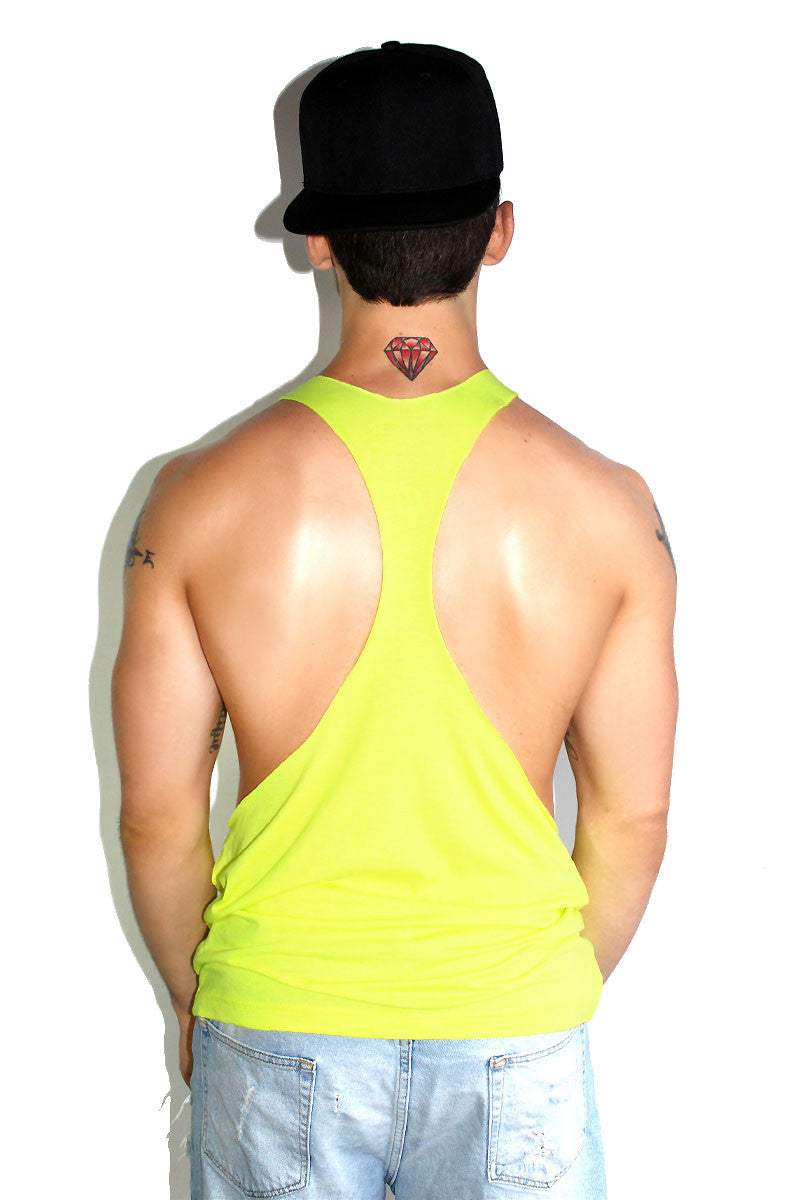 Core String Tank-Neon Yellow