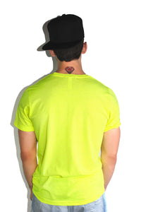 Core Crewneck Tee-Neon Yellow