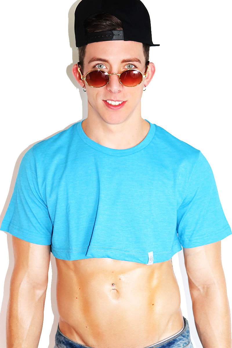 Core Extreme Crop Tee-Blue
