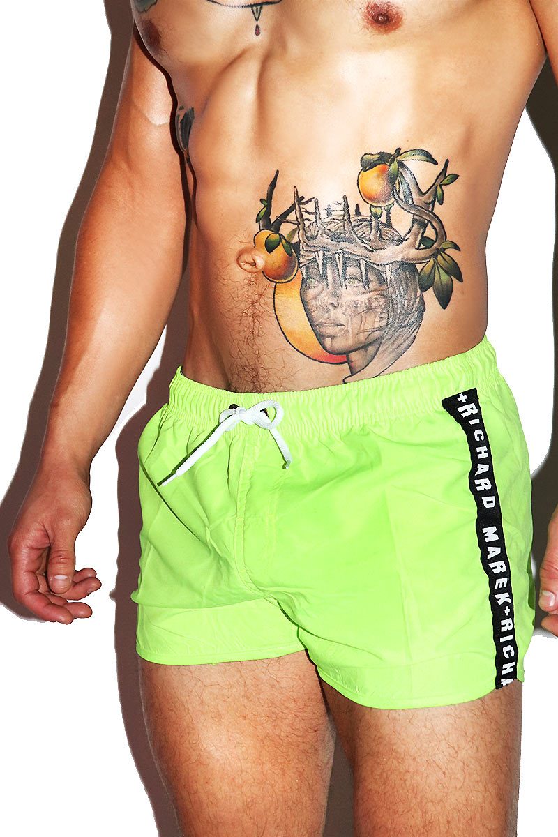 Lime green board on sale shorts