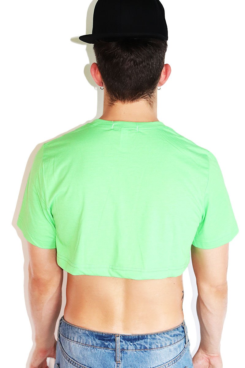 Core Extreme Crop Tee-Neon Green