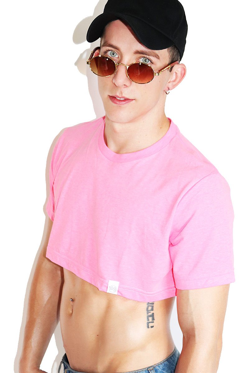 Core Extreme Crop Tee- Neon Pink