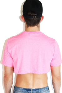 Core Extreme Crop Tee- Neon Pink