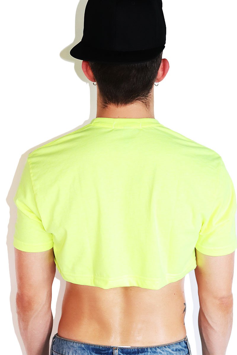 Core Extreme Crop Tee-Neon Yellow