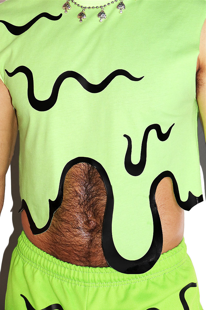 Toxic Goo Crop Tank-Neon Green – Marek+Richard
