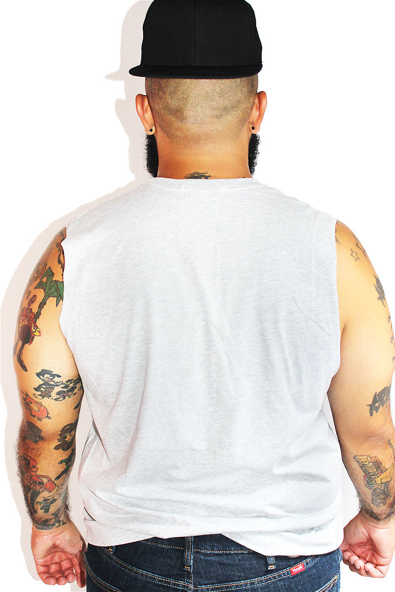 PLUS: Off To Fuck Your Boyfriend Sleeveless Tee- Grey