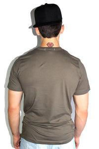 Core Crewneck Tee-Army Green
