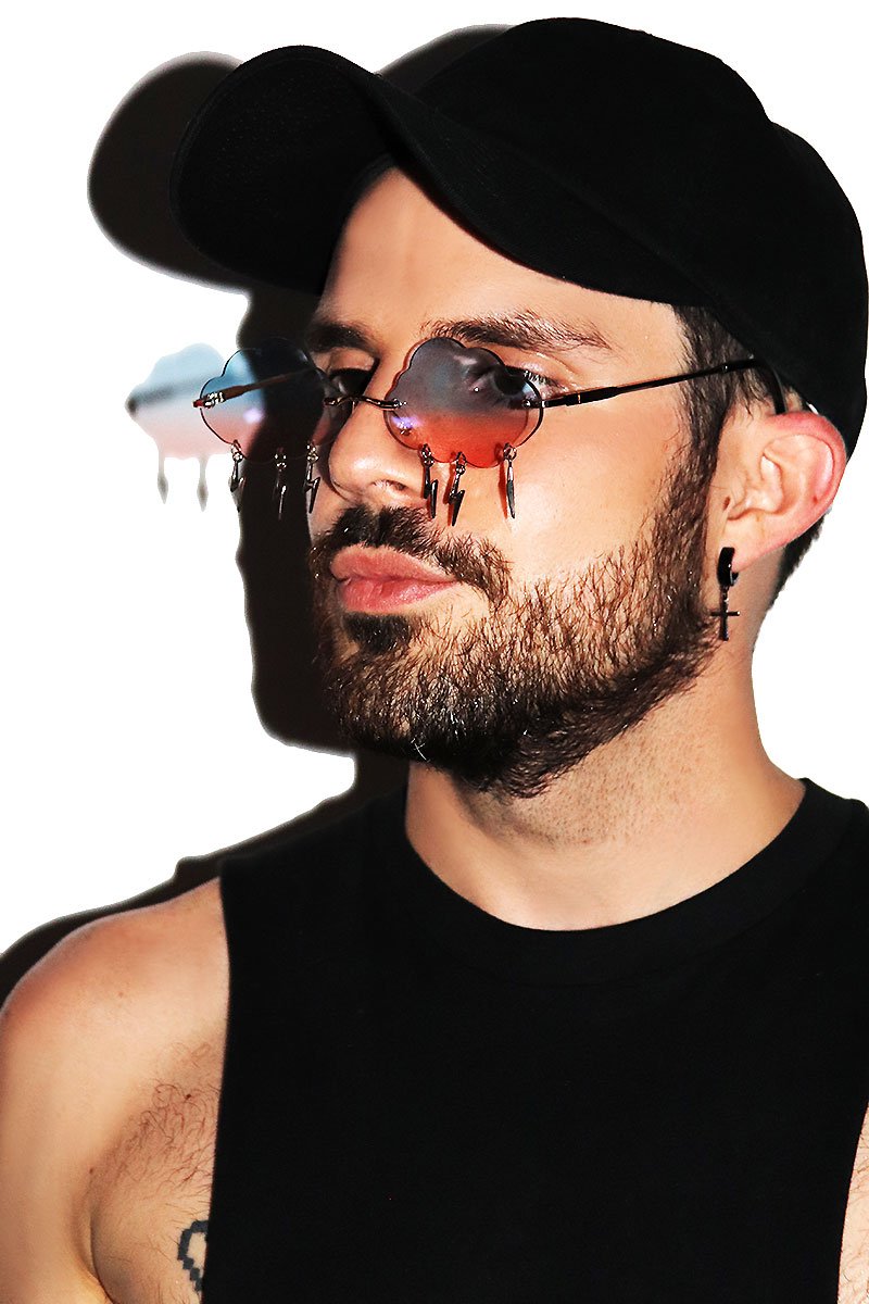 Storm Cloud Sunglasses- Blue