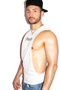 On Periodt Low Arm Shredder Tank-White