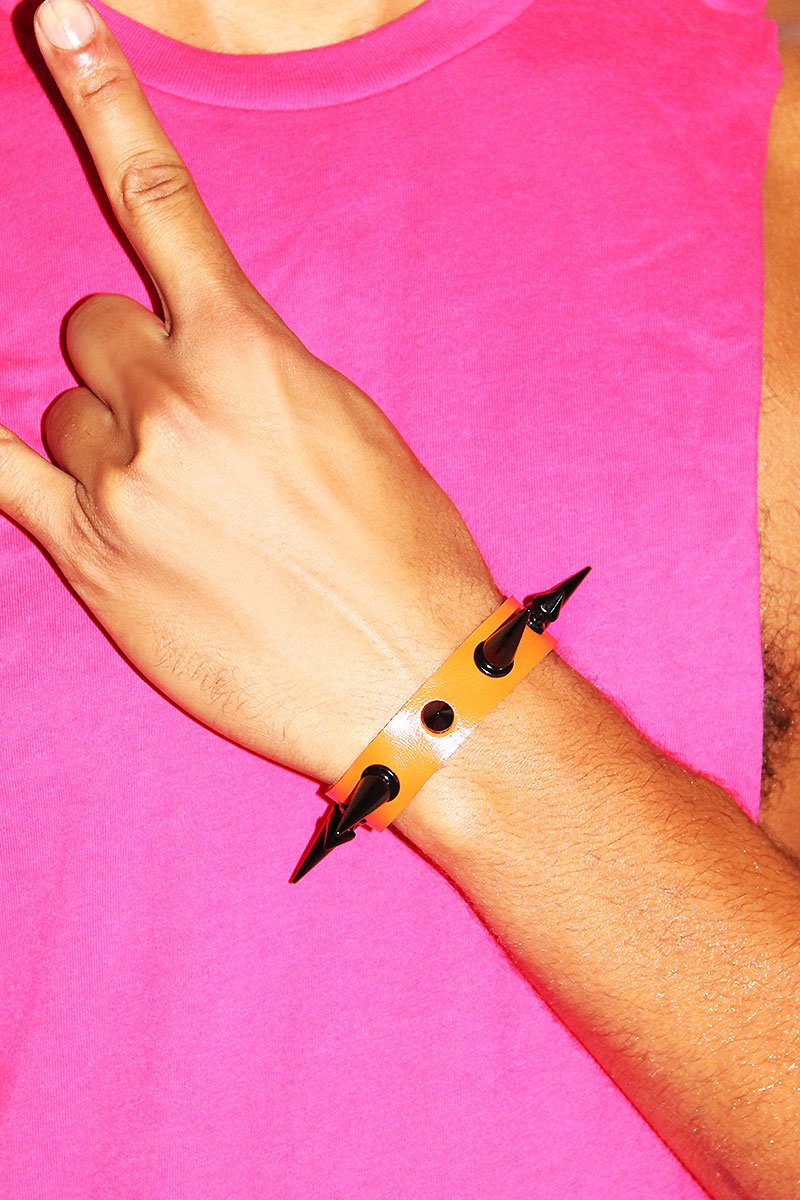 Lethal Spikes Bracelet-Orange