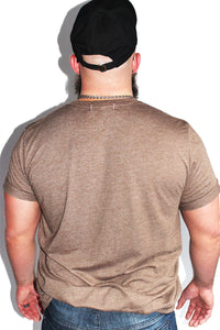 PLUS: Papa Bear Tee- Brown
