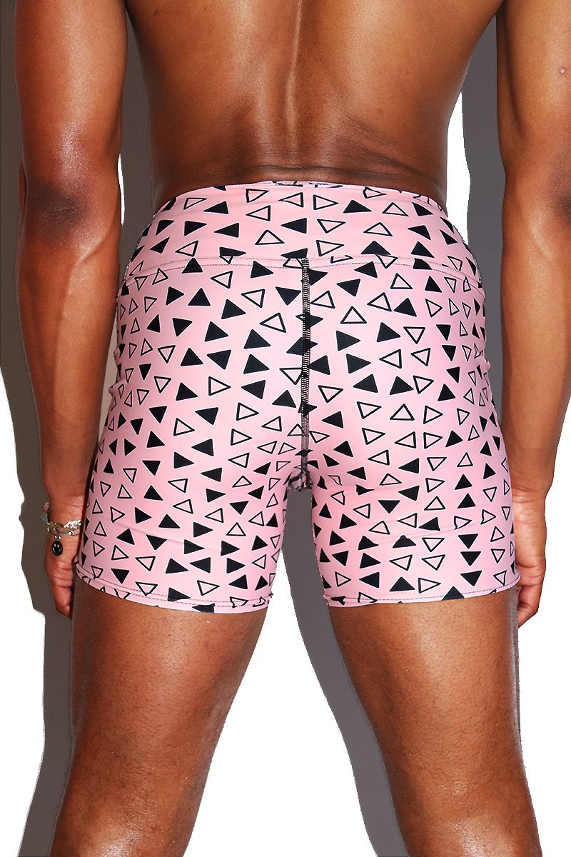 Triad Biker Shorts- Pink