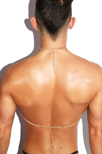 Play Room Round Pasties Harness-Black