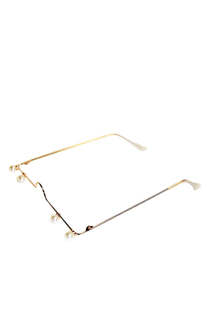 Pearl Bridge Sunglasses- Gold