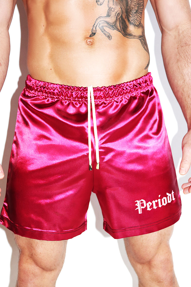 Satin athletic clearance shorts