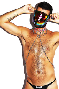 Ring Leader Holo Harness-Pink