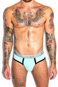 Pink In the Middle Brief-Sky Blue